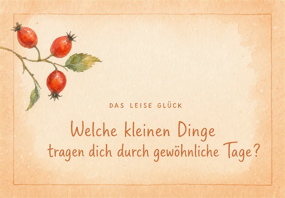 Karte „Das leise Glück“
