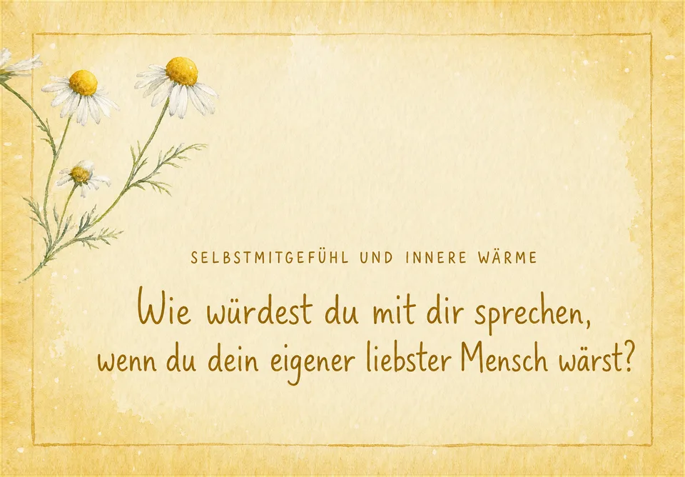 Karte „Selbstmitgefühl und innere Wärme“